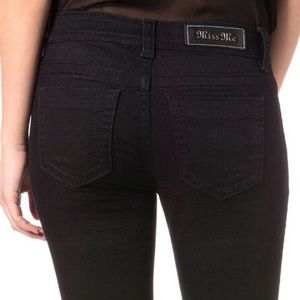 Miss Me Mid-Rise Ankle Skinny Jeans - Balack